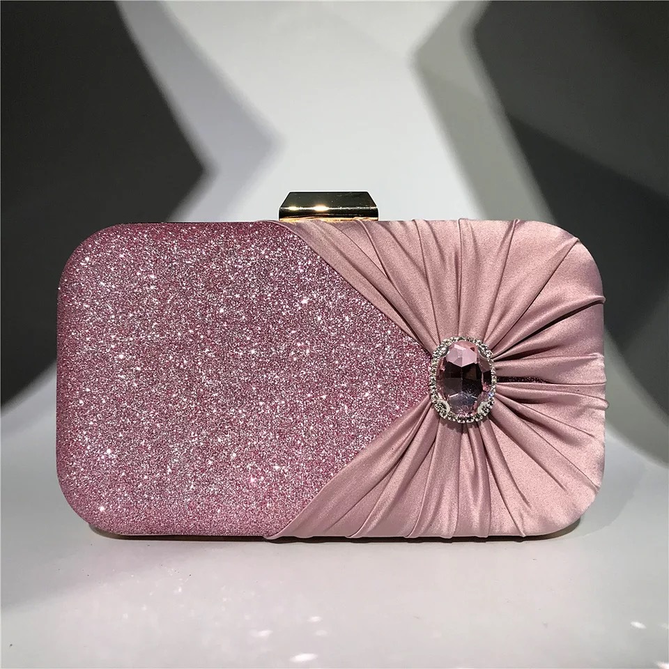 Women Bags Aldo - Silver Luxury Crystal Evening Bags Flower