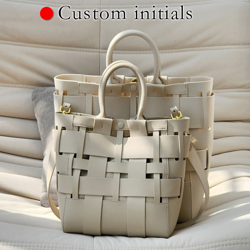 Women Bags Aldo - Custom Initials Genuine Leather Tote Bags