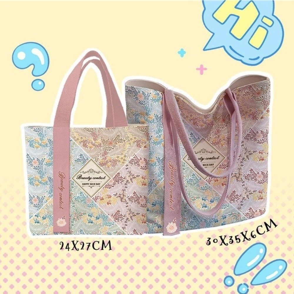 Portable Floral Canvas Tote Ba - Women'S Reebok Bags 评论和价格