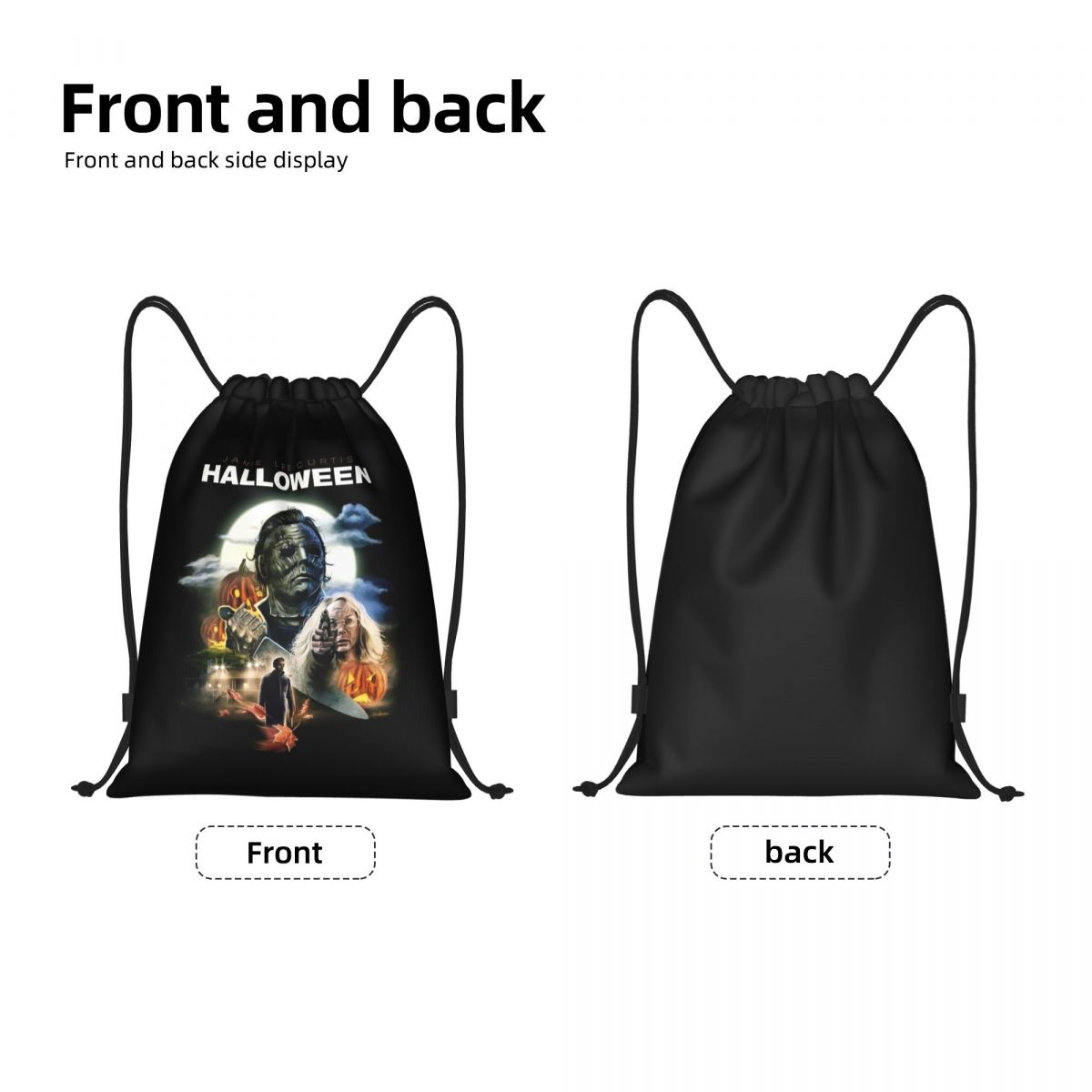 Horror Movie Drawstring Backpa - Women Bags Myer 评论和价格