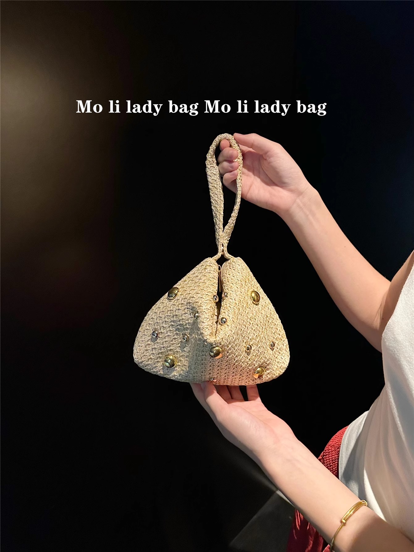 Straw Woven Handmade Hobo Bag  - Women'S Bags Holiday 评论和价格