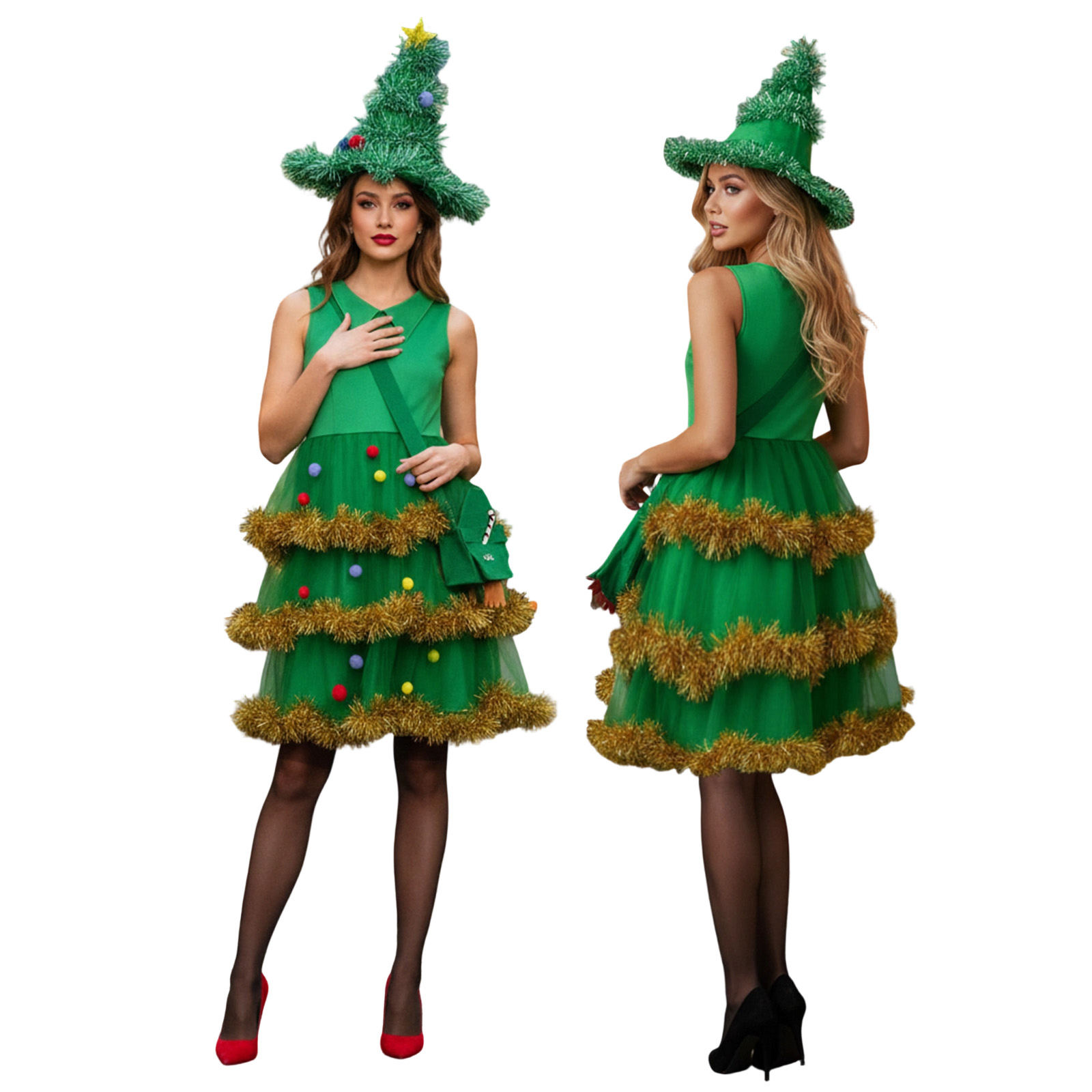 Women Christmas Tree Cosplay C - Women'S Bags Holiday 评论和价格