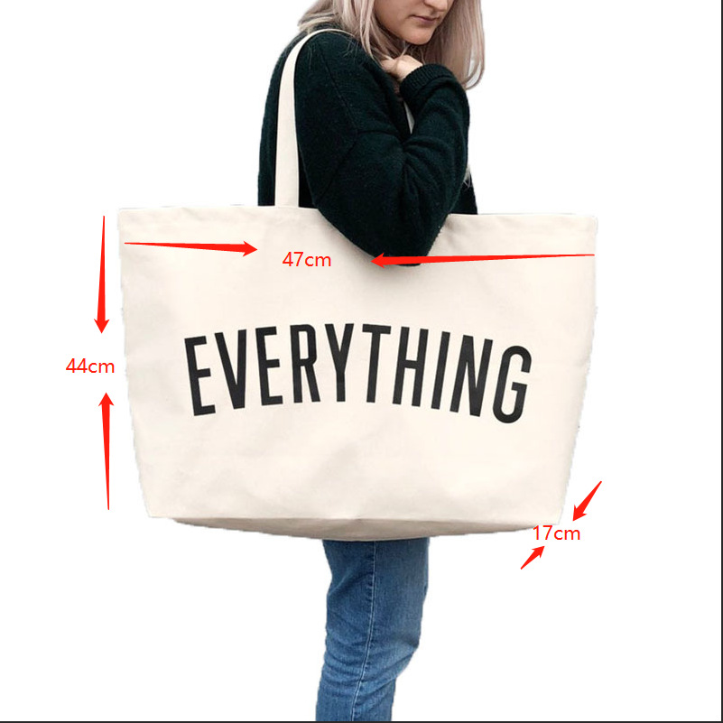 Large Capacity Canvas Tote Bag - Women Bags Low Price 评论和价格