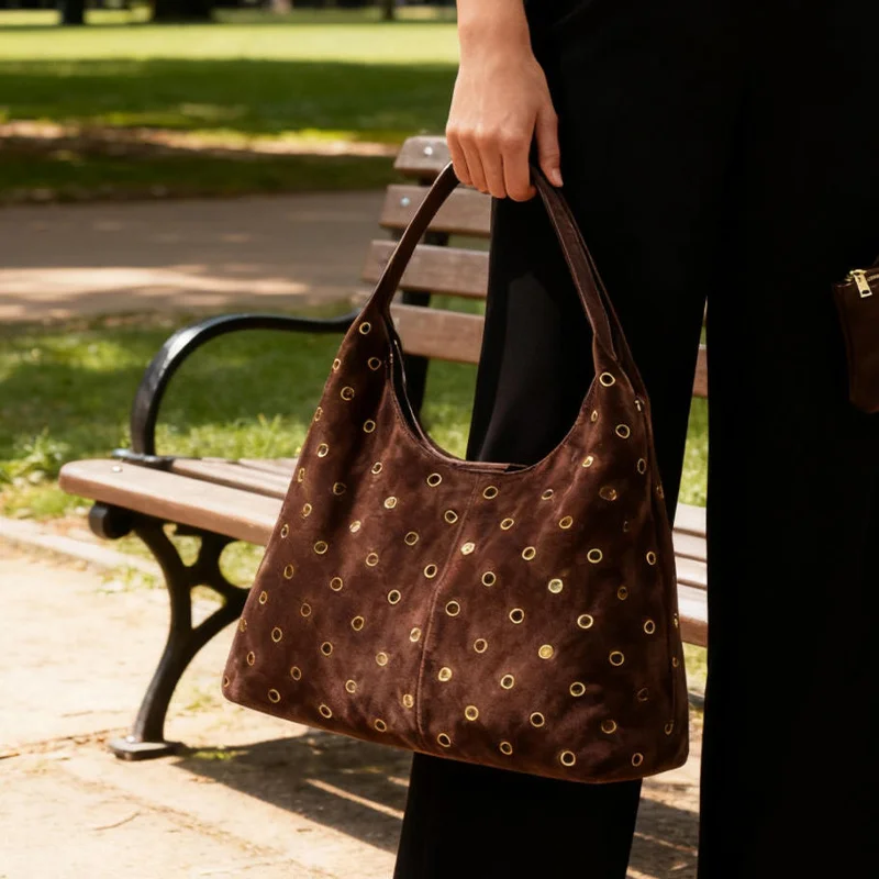 Suede Metal Studded Tote Bag w - Women Bags Aldo 评论和价格