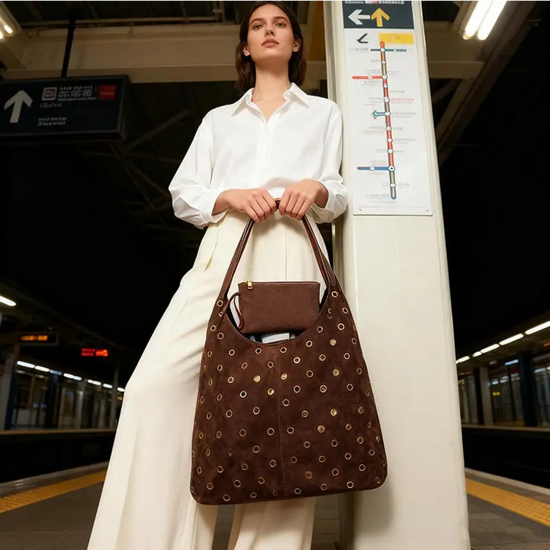 Suede Metal Studded Tote Bag w - Women Bags Aldo 评论和价格