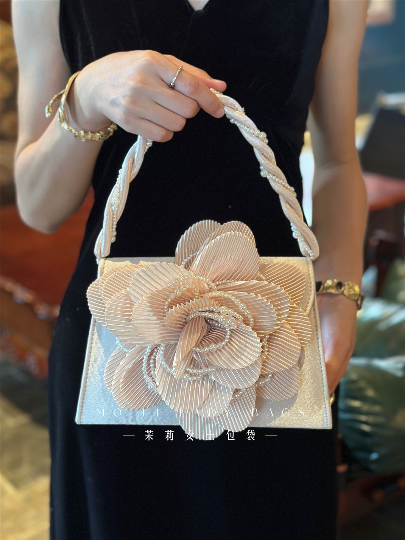 French Petal Flower Handbag Ho - Women'S Bags Holiday 评论和价格