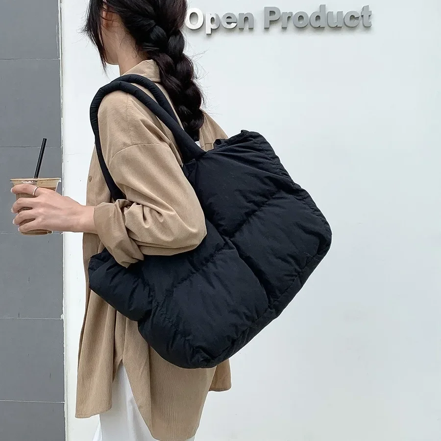 Cotton Padded Tote Large Quilt - Women Bags Low Price 评论和价格
