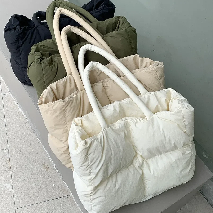 Cotton Padded Tote Large Quilt - Women Bags Low Price 评论和价格