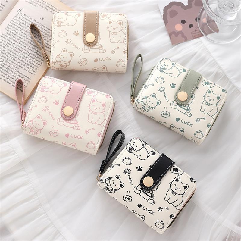 Cute Cat PU Leather Coin Purse - Women Bags Flipkart 评论和价格