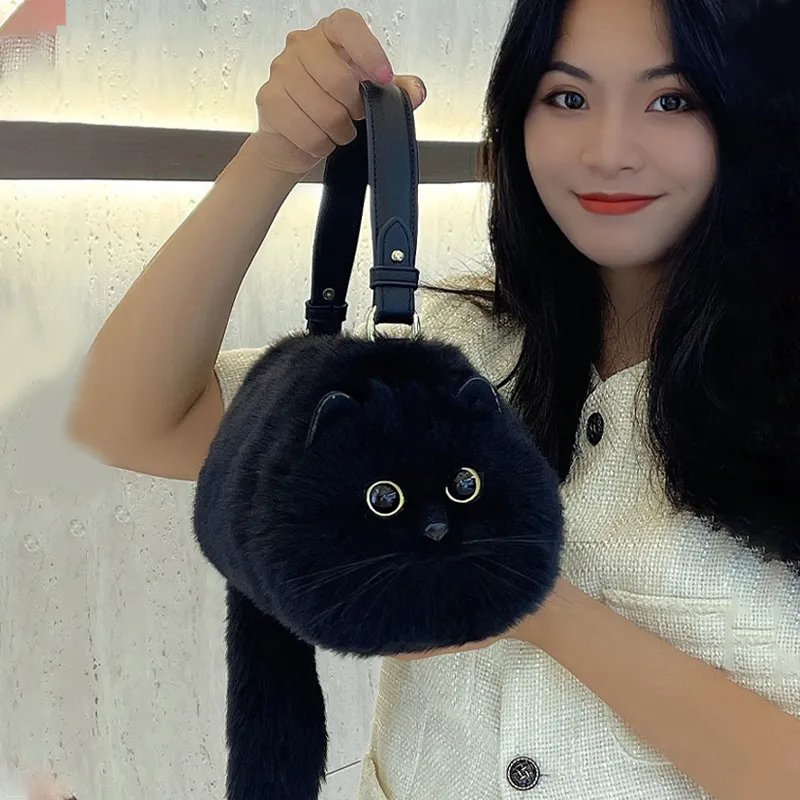 JIAERDI Lolita Plush Cute Cat  - Women Bags Low Price 评论和价格
