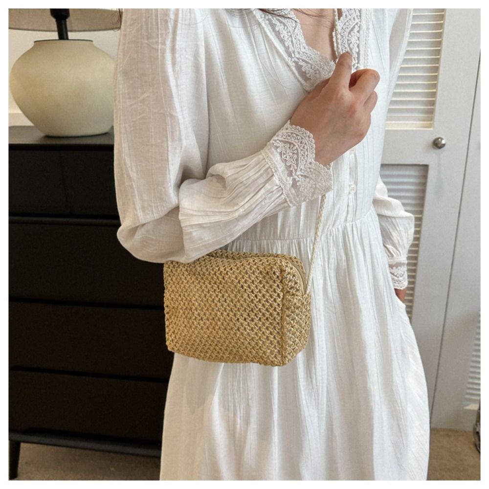 Trendy Women Summer Woven Cros - Women'S Bags Holiday 评论和价格