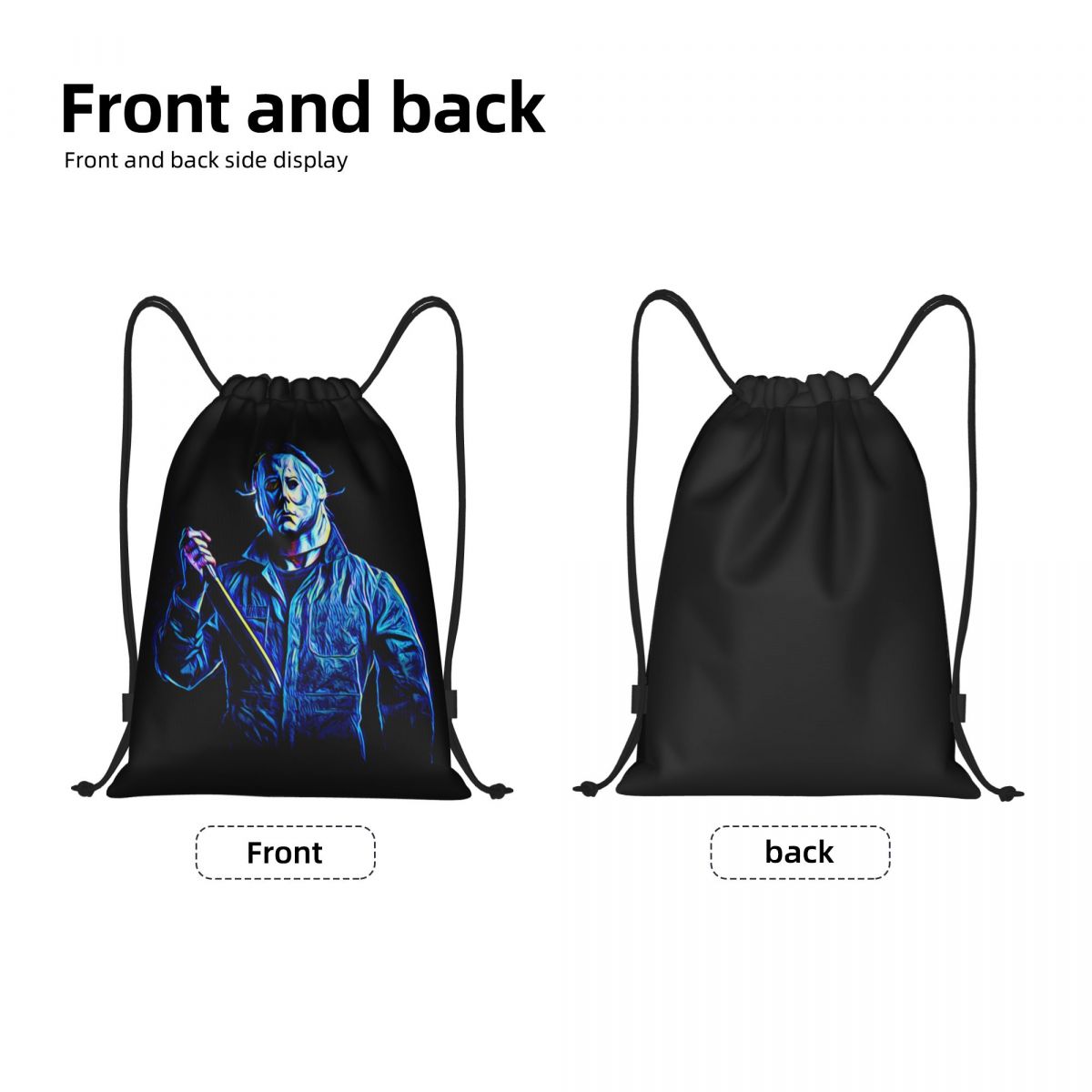 Custom Michael Myers Drawstrin - Women Bags Myer 评论和价格