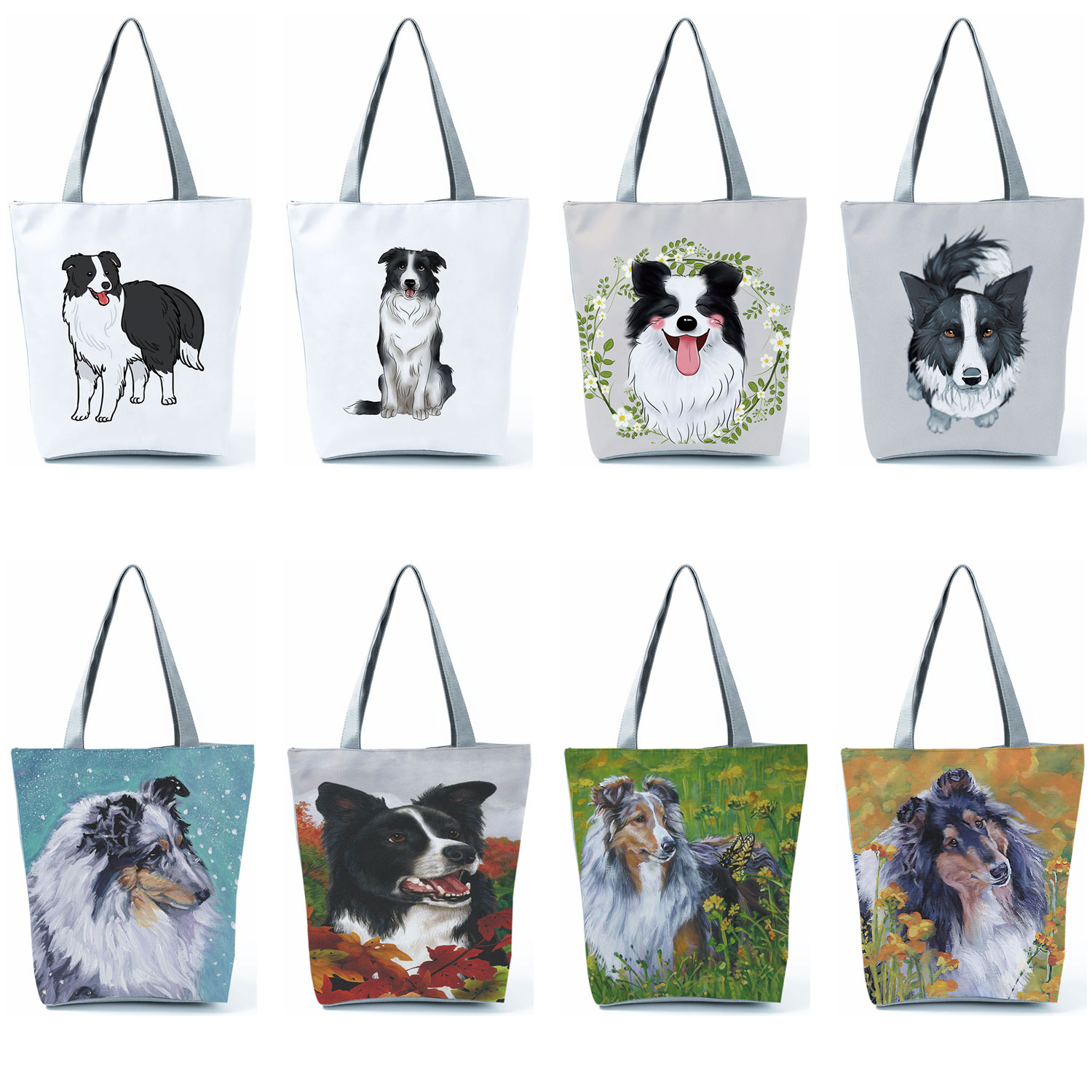 Casual Collie Dog Printed Hand - Women'S Reebok Bags 评论和价格