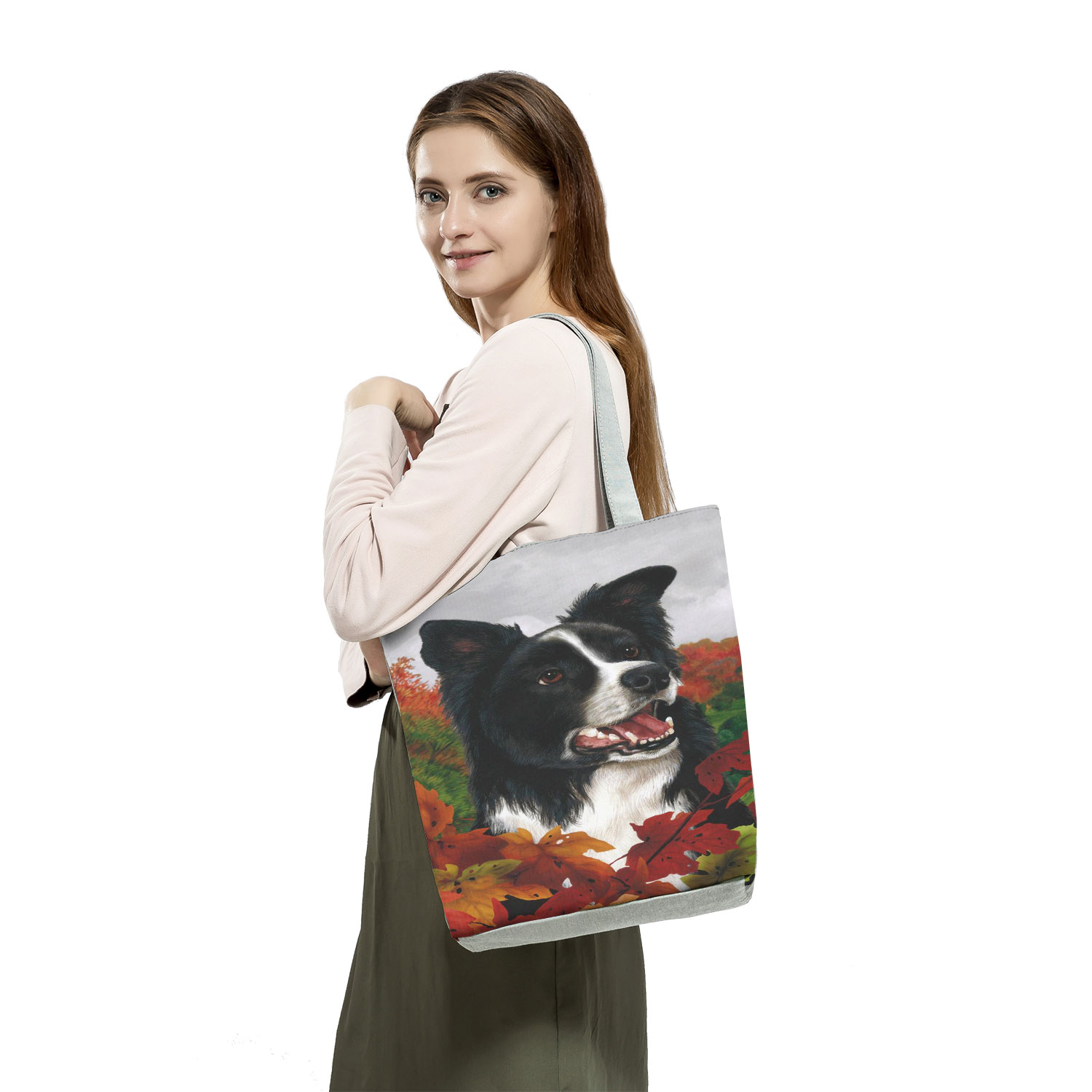 Casual Collie Dog Printed Hand - Women'S Reebok Bags 评论和价格
