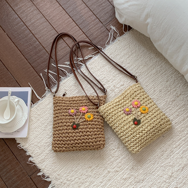 Women Woven Straw Crossbody Ba - Women'S Bags Holiday 评论和价格