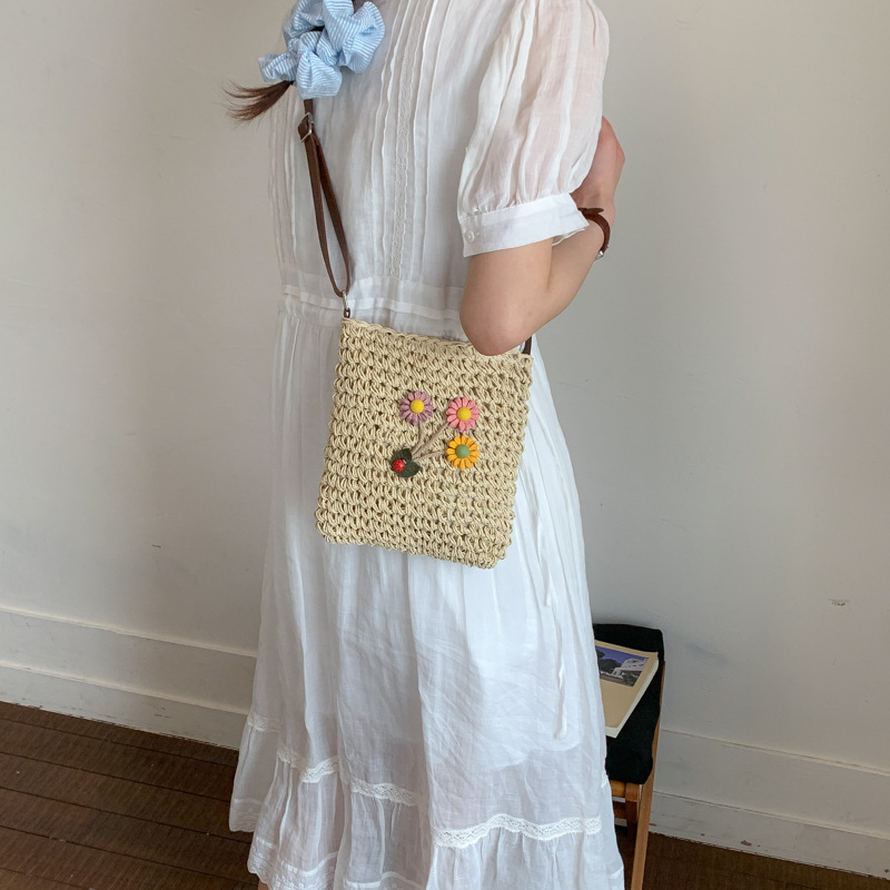 Women Woven Straw Crossbody Ba - Women'S Bags Holiday 评论和价格
