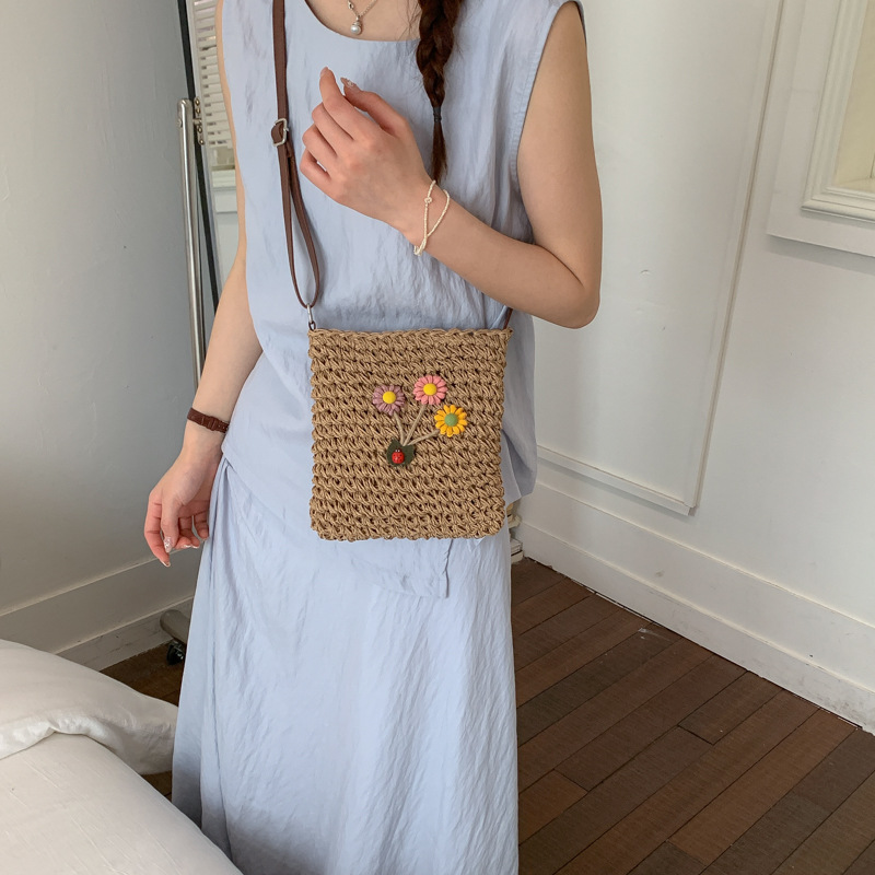 Women Woven Straw Crossbody Ba - Women'S Bags Holiday 评论和价格