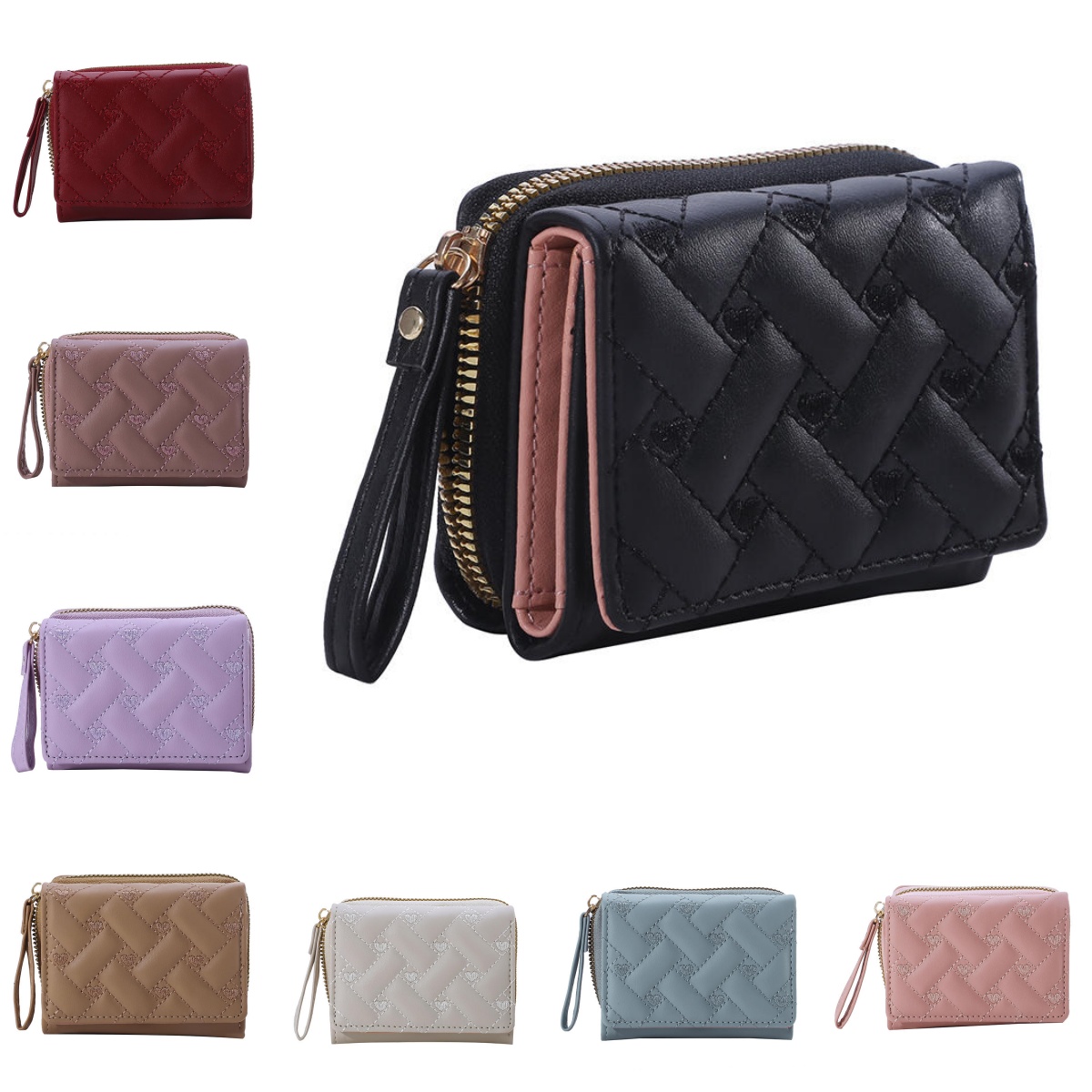 PU Leather Tri-Fold Wallet for - Women Bags Flipkart 评论和价格
