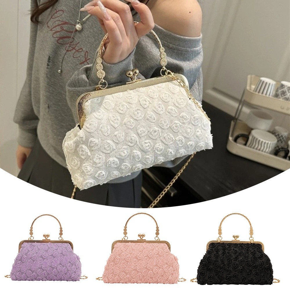 Luxury Clip Shoulder Bag 3D Fl - Women'S Bags Holiday 评论和价格