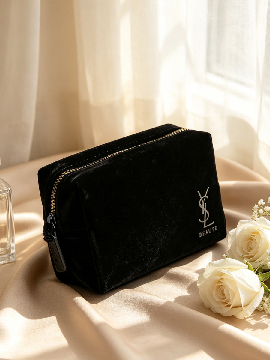 YSL Women Black Velvet Gold Lo - Women Bags Ysl 评论和价格