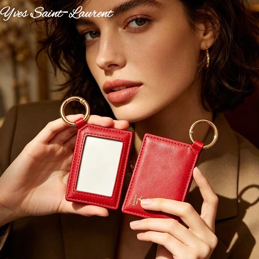 YSL  Red Leather Square Mini P - Women'S Bags Holiday 评论和价格
